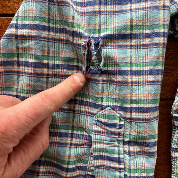 Vintage Ralph Lauren Plaid Button Down - Picture 6 of 6